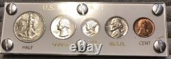 1939 Silver US Mint Year Set Gem BU Coins White Capital Holder Display Box