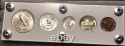 1939 Silver US Mint Year Set Gem BU Coins White Capital Holder Display Box