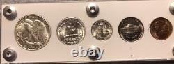 1939 Silver US Mint Year Set Gem BU Coins White Capital Holder Display Box