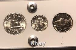 1939 Silver US Mint Year Set Gem BU Coins White Capital Holder Display Box