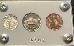 1939 Silver US Mint Year Set Gem BU Coins White Capital Holder Display Box