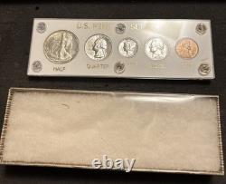 1939 Silver US Mint Year Set Gem BU Coins White Capital Holder Display Box