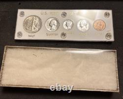 1939 Silver US Mint Year Set Gem BU Coins White Capital Holder Display Box