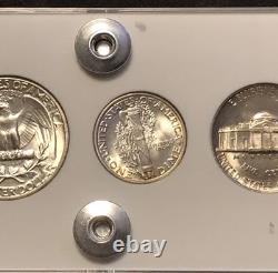 1940 5 Coin US Mint Year Set Gem BU Coins White Capital Holder