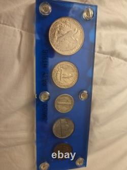 1940 Proof Set With Toned Coins