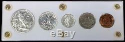 1940 Silver U. S. Philadelphia Mint 5 Coin Original Proof Set In Capital Holder