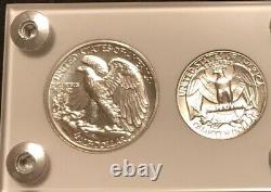 1940 U S Mint PROOF Set White Capital Holder Gem Coins