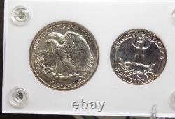 1940 United States SILVER Proof Set (5 Coin) Capitol Holder PROOF ECC&C, Inc 1940 United States SILVER Proof Set (5 Coin) Capitol Holder PROOF ECC&C, Inc