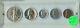1941-p Silver United States Us Proof Set 5 Coin Set Philadelphia Toned Ss214