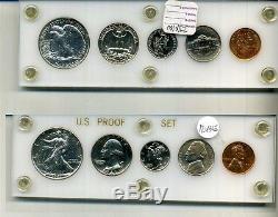 1941 United States Silver 5 Coin Proof Set With Holder 1243e