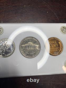 1941 US Proof Set 5 Coin In Capitol Plastic Holder With Velvet Sleeve Protector