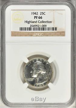 1942 5 Coin 90% Silver Proof Set NGC PR 66-64 Original Set Consecutive Numbers