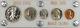 1942 5 Coin U. S. Proof Set, Gem Proof, Silver Ty 2 War Nickel, Vintage Holder