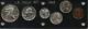 1942 Silver Six Coin Proof Set In Black Capital Holder With Both Nickels