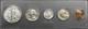 1942 U. S. Proof Set Complete 5-coin In Holder- #1115