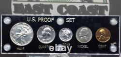 1942 United States SILVER Proof Set (5 Coin) Capitol Holder ECC&C, Inc