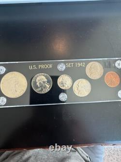 1942 us proof set 6 coin set