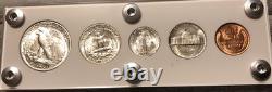 1944 5 Coin Silver US Mint Year Set Gem Coins White Capital Holder Display Box