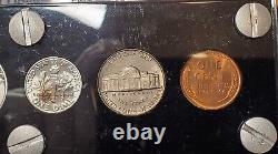 1948 Mint Set In Capital Holder. Franklin Half Has Bugs Bunny& Fbl Dime Is Fb