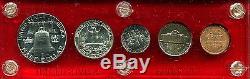 1950, 1951, 1952, 1953, 1954 US Mint Silver Proof sets (25 US Coins)