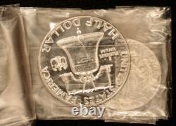 1950 Gem++ Box Proof Set! Lightly Frosted Half, Dime & Nickel