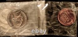 1950 Gem++ Box Proof Set! Lightly Frosted Half, Dime & Nickel