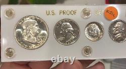 1950 Proof Set Uncertified Ungraded BU+ Captial Holder Nice Coins