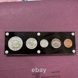 1950 Proof Silver 5 Coin Set. Capital Holder. Rare
