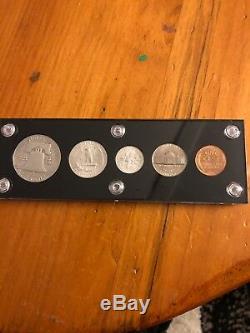 1950 UNITED STATES MINT PROOF SILVER COIN SET IN A CAPITAL HOLDER Rare Key Date