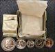 1950 Us Mint 5 Coin Silver Box Proof Set 1c-50coriginal Mint Box & Cellophane