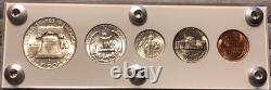 1950 US Silver Mint Year Set Gem Coins White Capital Holder Display Box