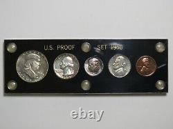 1950 US Silver Proof Set 5-Coin in Capital Plastics Holder