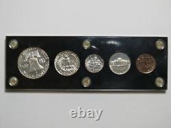 1950 US Silver Proof Set 5-Coin in Capital Plastics Holder