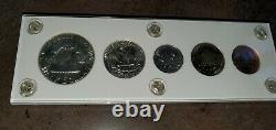 1950 United States Mint 5 Coin Proof Set in Capital Holder 90% Silver