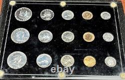 1951 1952 1953 U. S. Proof Sets in Capital Plastics Holder, Silver Coins