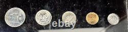 1951 1952 1953 U. S. Proof Sets in Capital Plastics Holder, Silver Coins