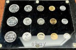 1951 1952 1953 U. S. Proof Sets in Capital Plastics Holder, Silver Coins