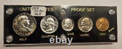 1951 Original Silver Proof Set with DDR FS-801 Half Dollar Toned Coin