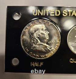 1951 Original Silver Proof Set with DDR FS-801 Half Dollar Toned Coin