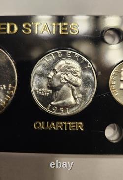 1951 Original Silver Proof Set with DDR FS-801 Half Dollar Toned Coin