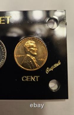 1951 Original Silver Proof Set with DDR FS-801 Half Dollar Toned Coin