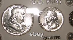 1951-P Choice Uncirculated to GEM BU U. S. Coins Silver Mint Set-Great Gift