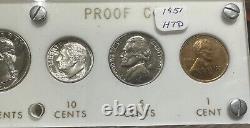 1951 US Mint GEM Proof Set Capital Holder Hard Plastic Capitol