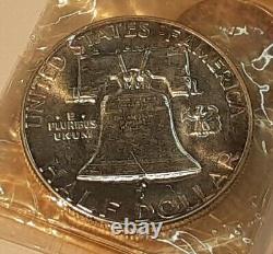 1951 US Mint Proof Set 5 Gem Coins In Original Mint Cellophane