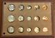 1951 Us Mint Set In Wayte Raymond Board 15 Coins, Toning