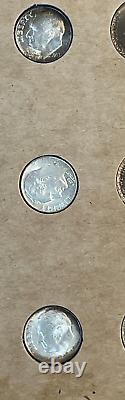 1951 US Mint Set in Wayte Raymond Board 15 Coins, Toning