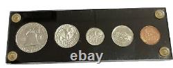 1951 US Mint Silver Proof Set Capital Plastic 5 Coin Set Uncirculated