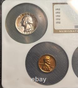 1952 Graded Proof Set Ngc Certified- Rare Graded Early Set! #0581