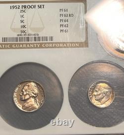 1952 Graded Proof Set Ngc Certified- Rare Graded Early Set! #0581