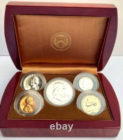1952 Proof Set In Official U. S. Mint Display Silver Uncirculated Birthyear Coins